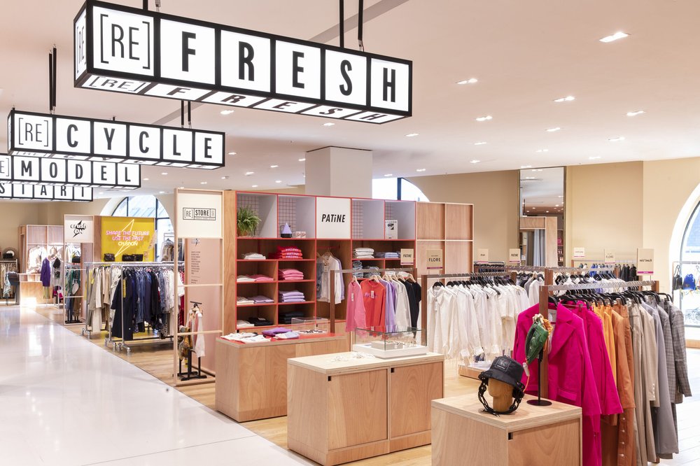 Galeries Lafayette Opens A New Circular Fashion Space in Paris